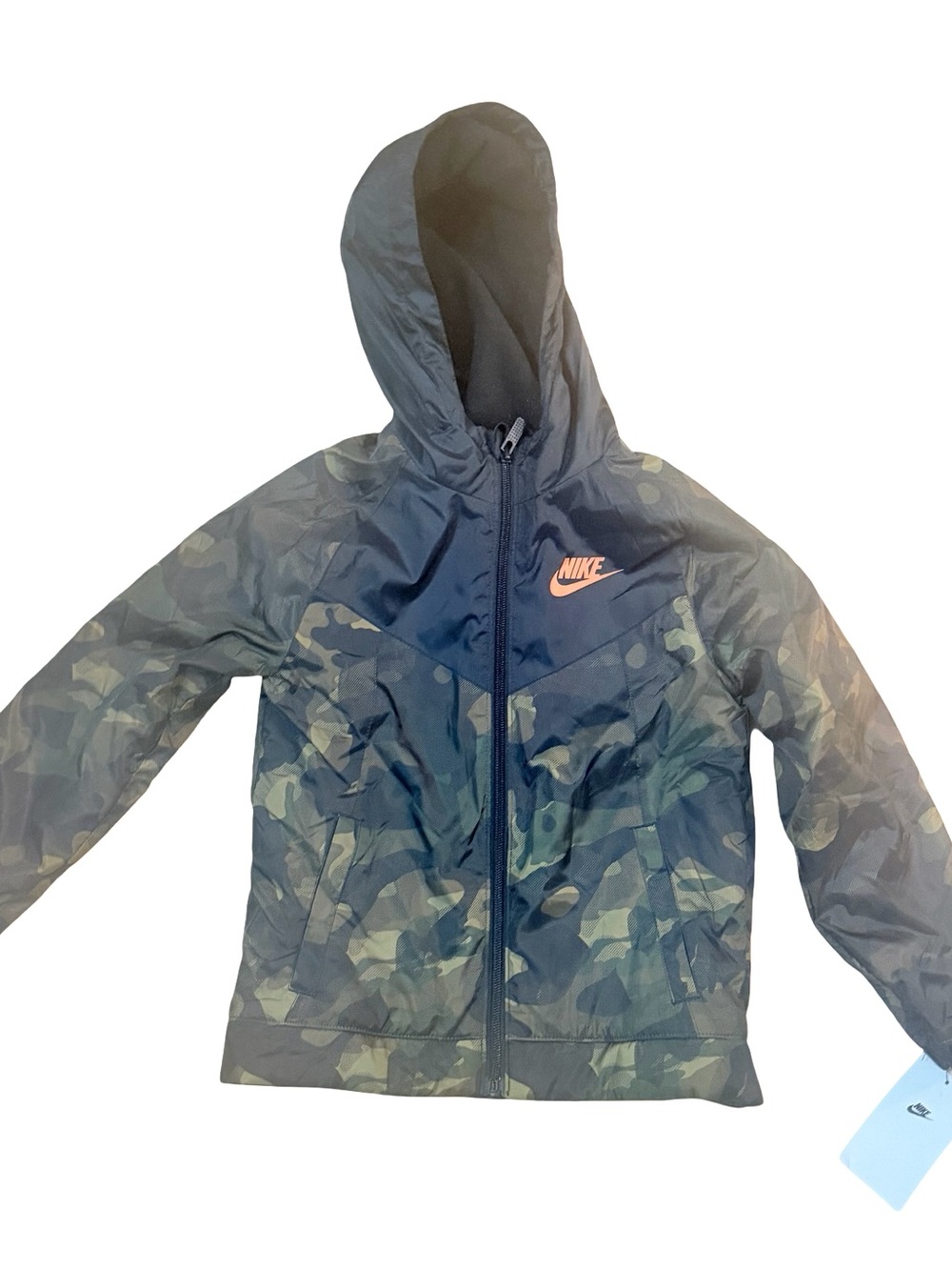 Nike Boys Windrunner Camo Jacket NWT Size 6